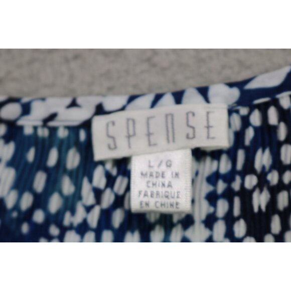 Spense 3/4 Bell Sleeve Stretchy Smocked Tunic-Size Large-BOHO - Picture 3 of 10